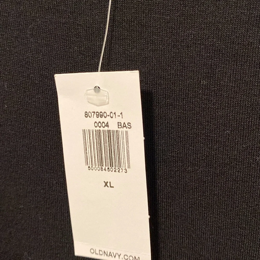 Old Navy Luxe T-shirt XL Black - Picture 4 of 4